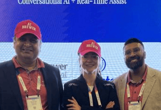 people at the event wearing cap